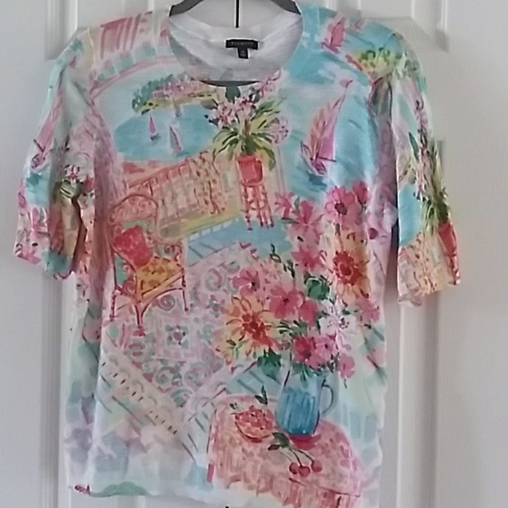 Talbots Short Sleeve Sweater